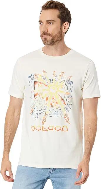 Volcom Featured Artist Sam Ryser Short Sleeve Tee (Off-White) Men's Clothing Cover