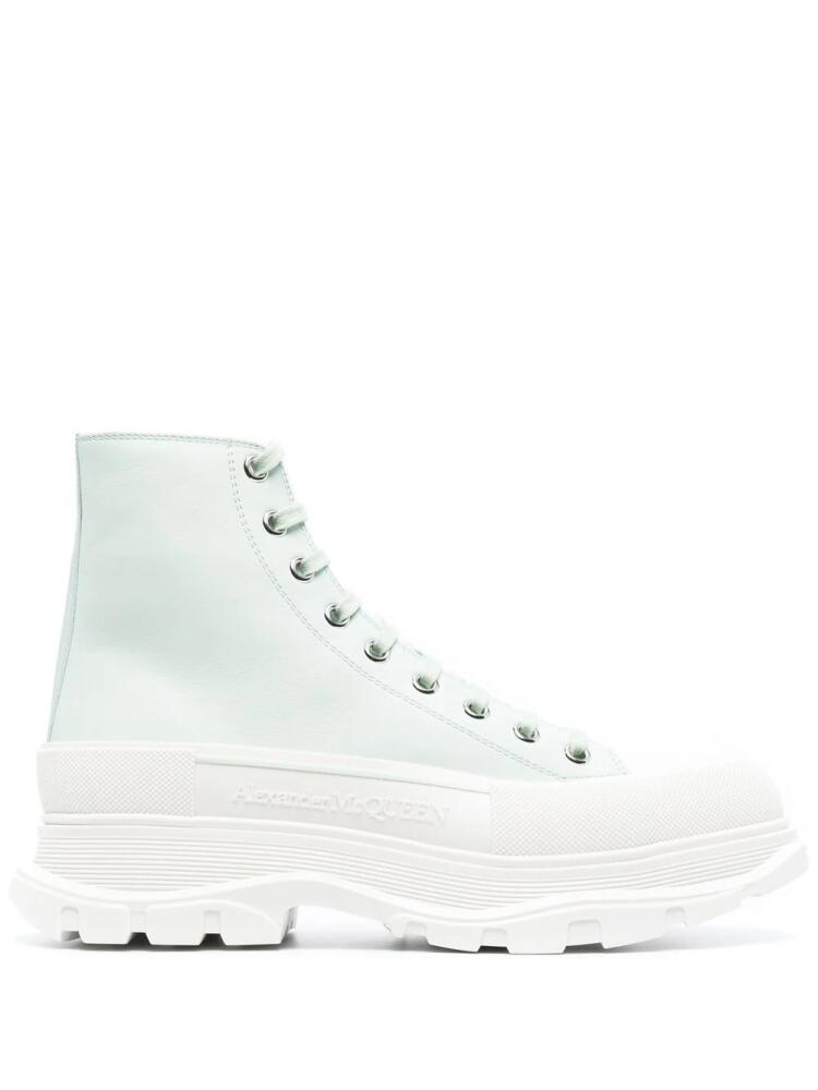 Alexander McQueen Tread Slick ankle boots - Green Cover