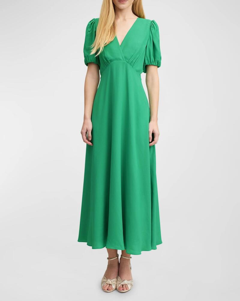 LK Bennett Hermia Split-Sleeve Empire Midi Dress Cover