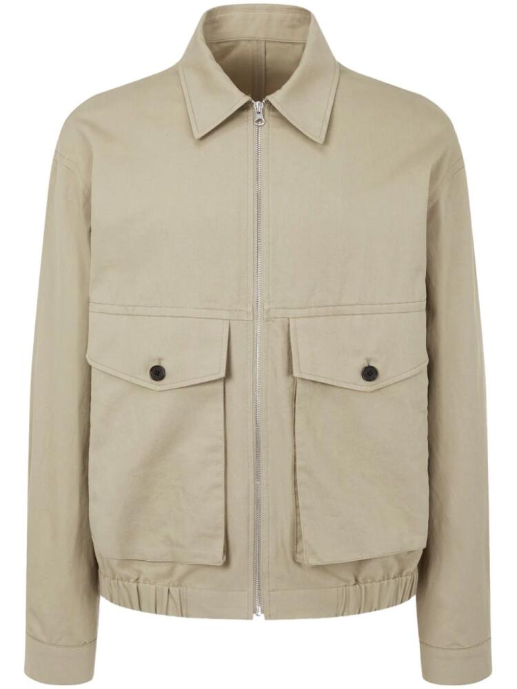 STUDIO TOMBOY Big Pocket zip-up jacket - Neutrals Cover