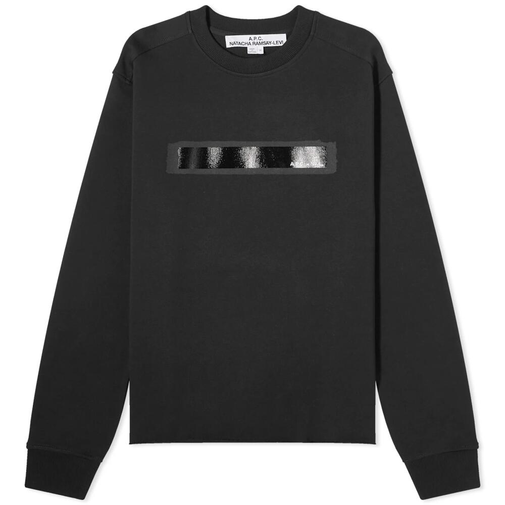 A.P.C. Men's x Natacha Ramsay Levi Ernestine Crew Sweat in Black Cover