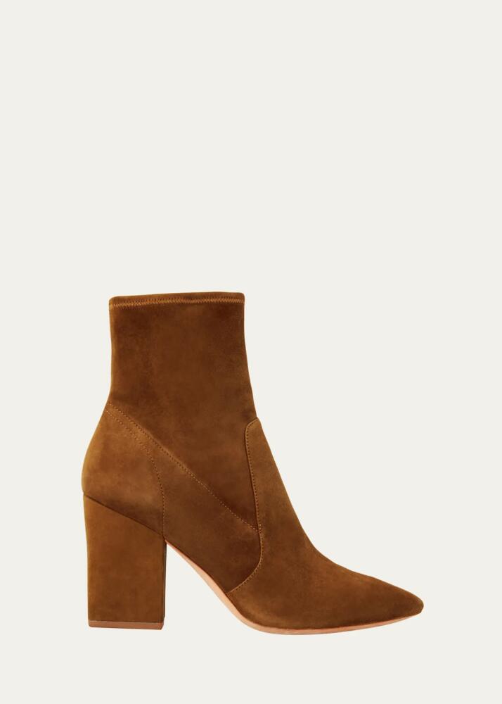 Loeffler Randall Isla Suede Chunky-Heel Boots Cover