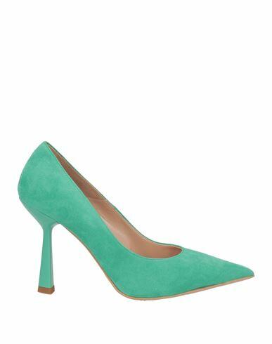 Islo Isabella Lorusso Woman Pumps Green Leather Cover