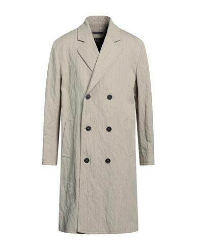 John Varvatos Man Overcoat & Trench Coat Beige Cotton, Acetate, Polyamide, Metal Cover