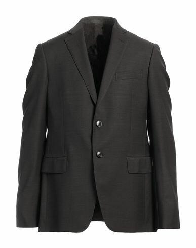 Lab. Pal Zileri Man Blazer Dark brown Wool Cover