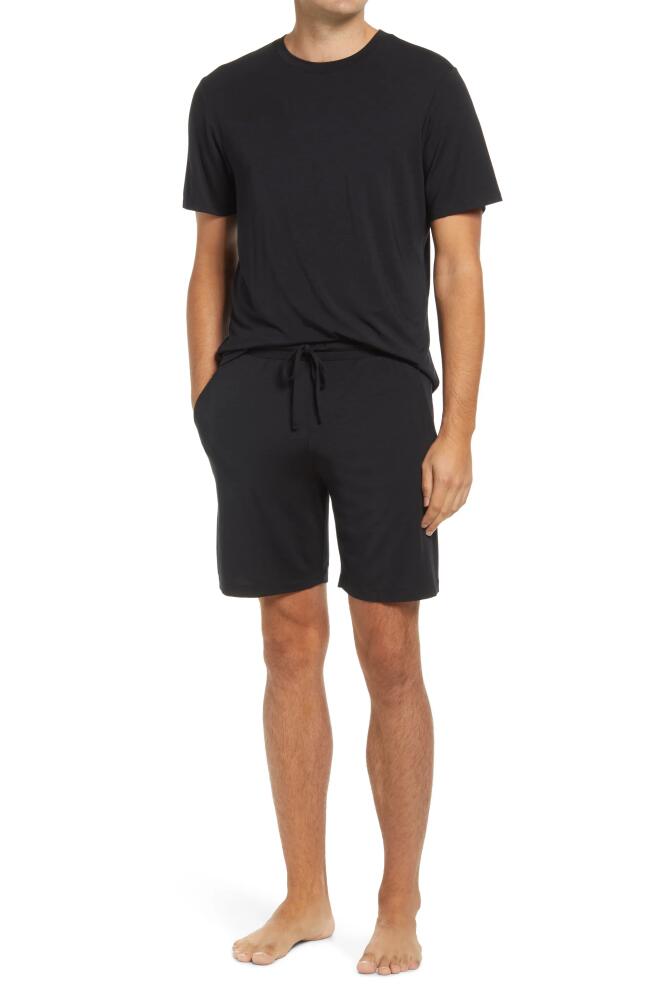 Eberjey Henry Jersey Knit Short Pajamas in Black Cover