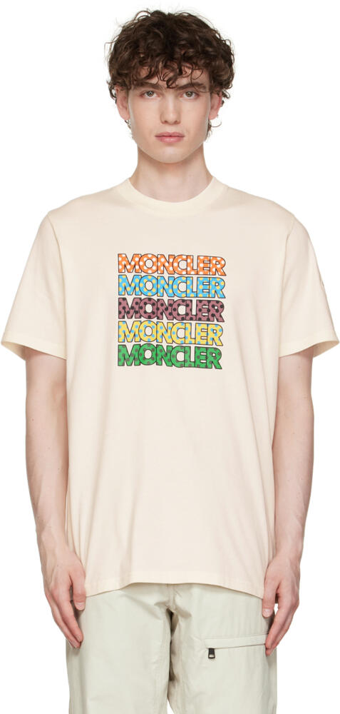 Moncler Genius 2 Moncler 1952 White Cotton T-Shirt Cover