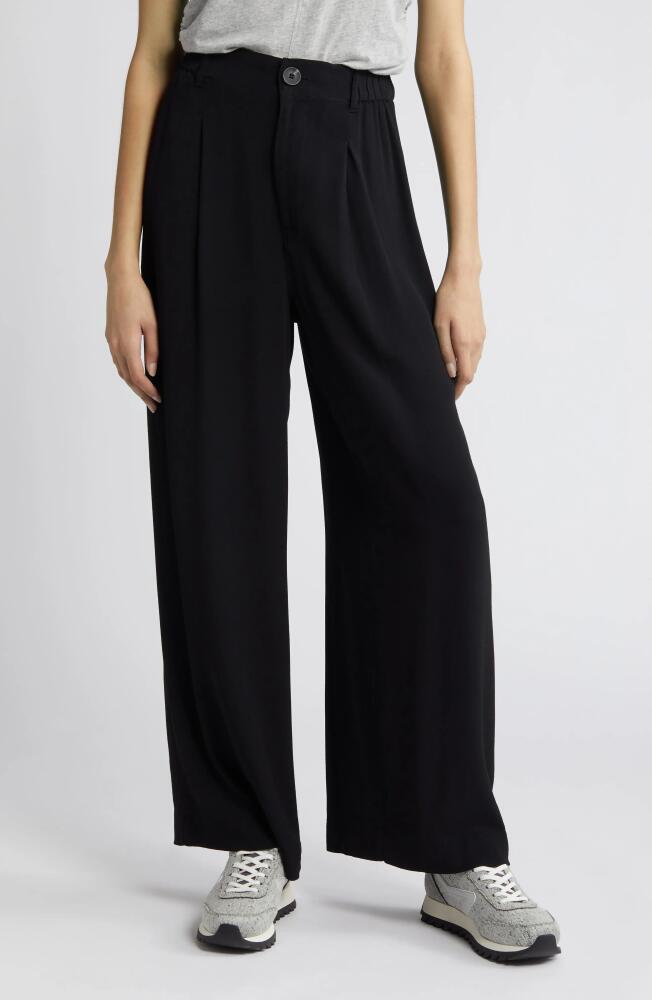 Treasure & Bond Pleated Wide Leg Pants in Black Cover