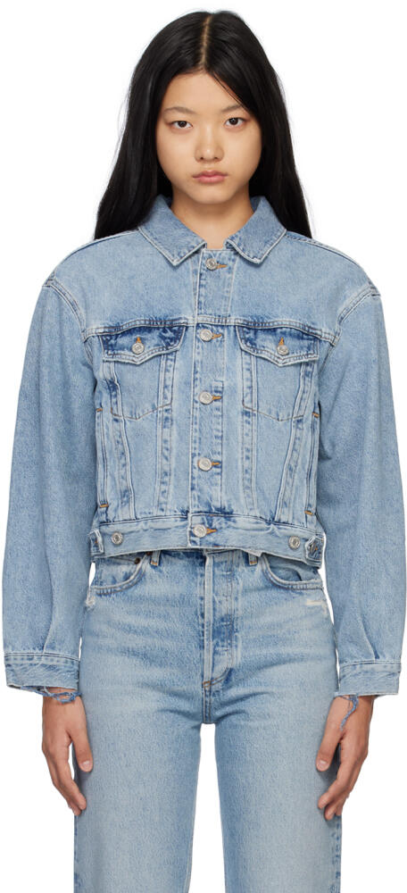 AGOLDE Blue Charli Denim Jacket Cover