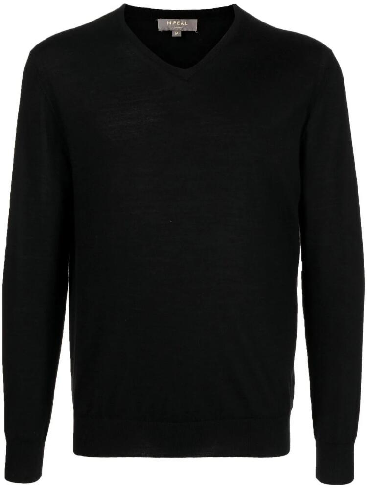 N.Peal v-neck jumper - Black Cover