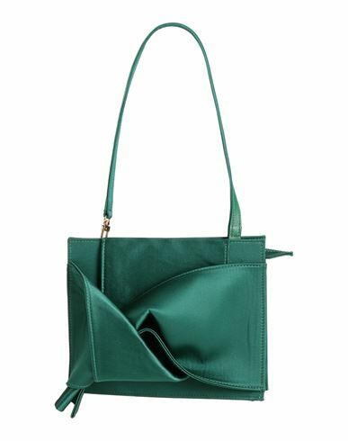 N°21 Woman Handbag Green Textile fibers Cover