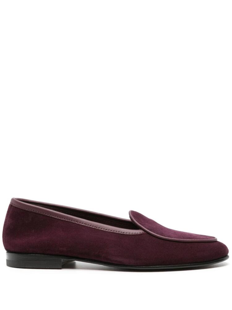 Scarosso Nele suede loafers - Purple Cover