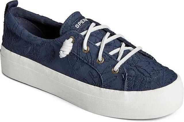 Sperry Crest Vibe Platform (Navy Lace) Women's Shoes Cover