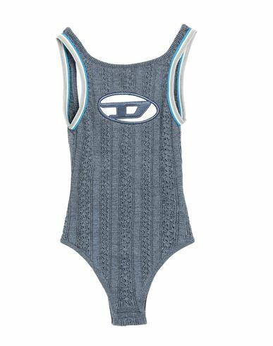 Diesel Woman Bodysuit Slate blue Cotton, Polyamide, Elastane Cover