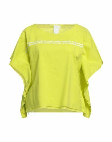 Noumeno Concept Woman Top Acid green Cotton Cover