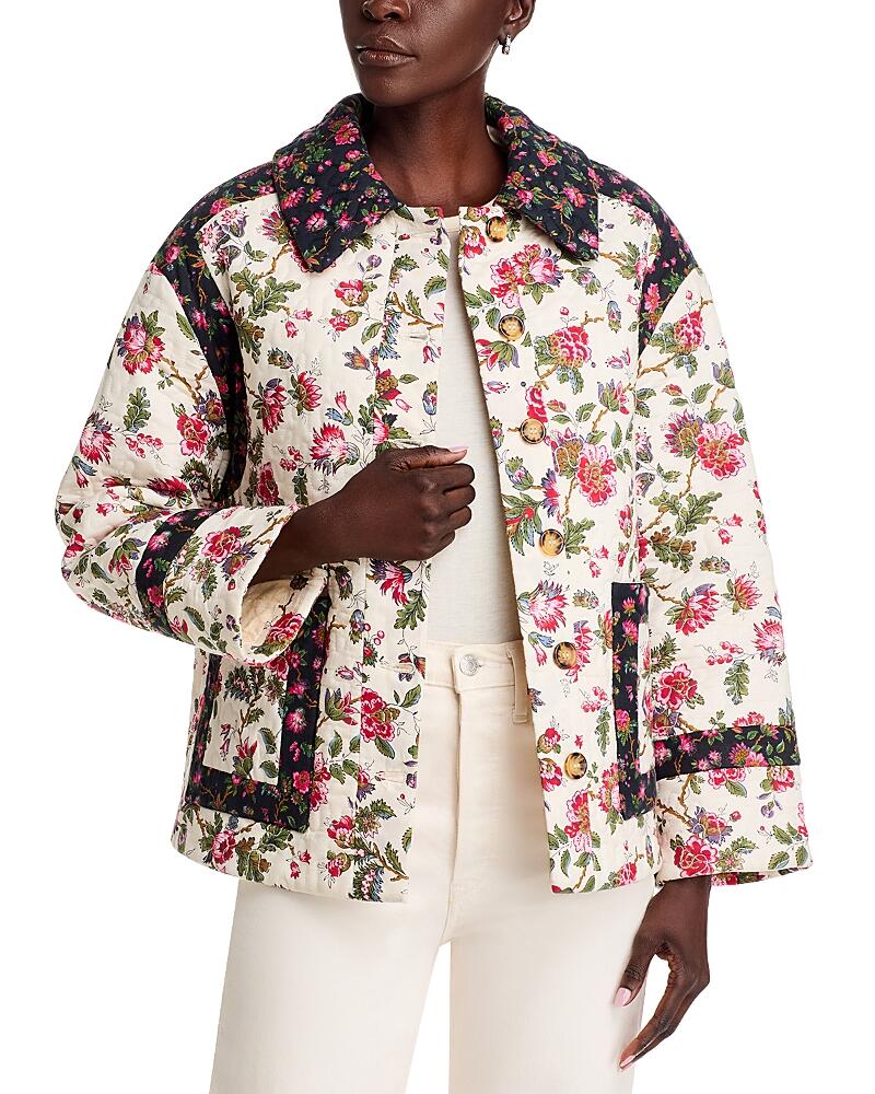 Rhode Emil Floral Print Jacket Cover