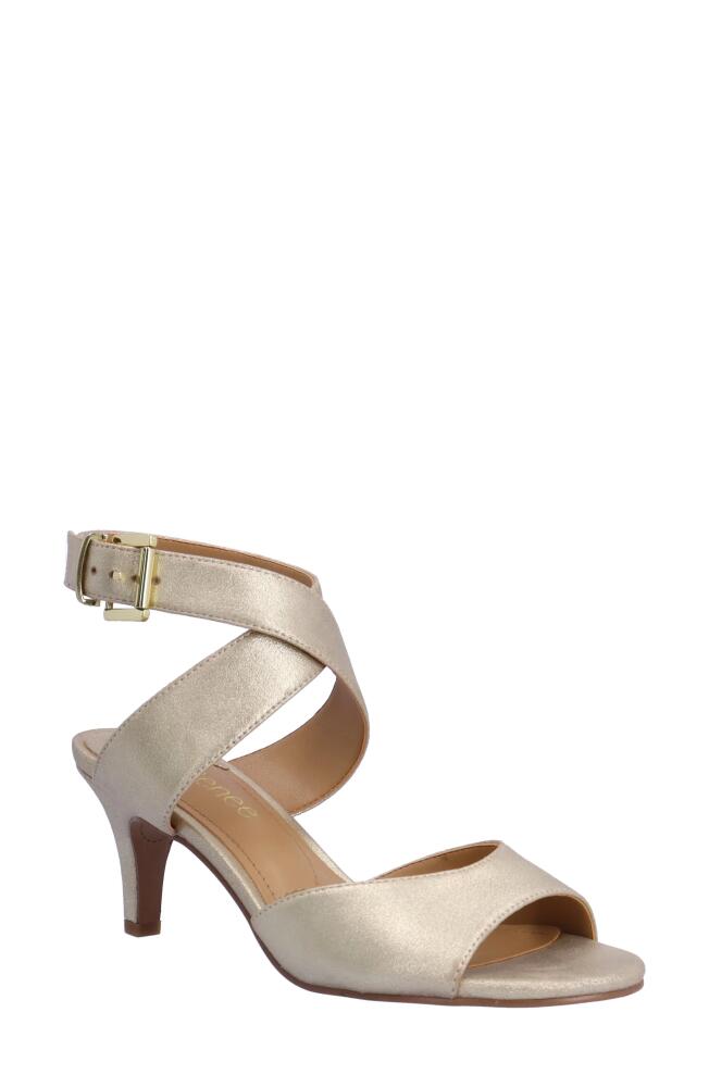 J. Reneé Soncino Strappy Sandal in Gold Cover