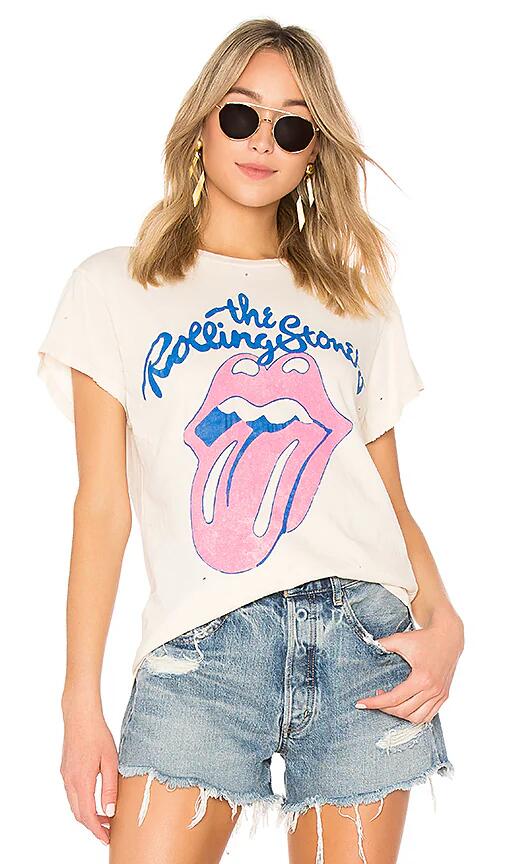 Madeworn Rolling Stones Tee in White Cover