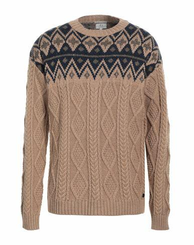 Woolrich Man Sweater Camel Wool, Polyamide, Viscose Cover