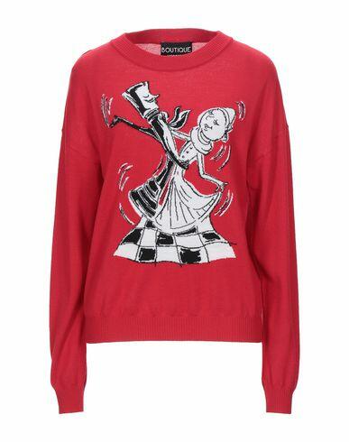 Boutique Moschino Woman Sweater Red Virgin Wool Cover