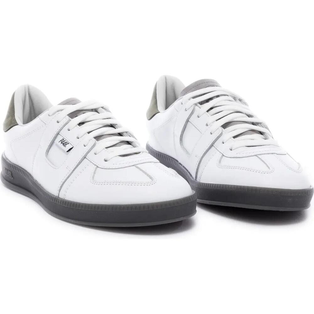 P448 Monza Sneaker in White/Grey/Green Cover