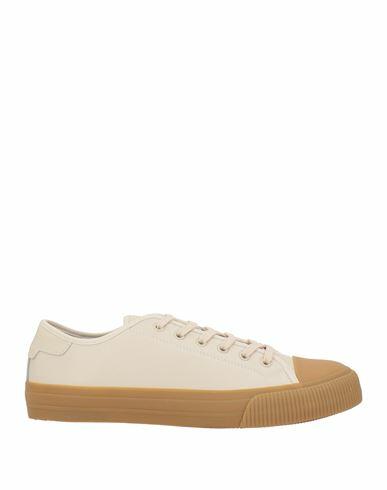 Sandro Man Sneakers Off white Soft Leather Cover