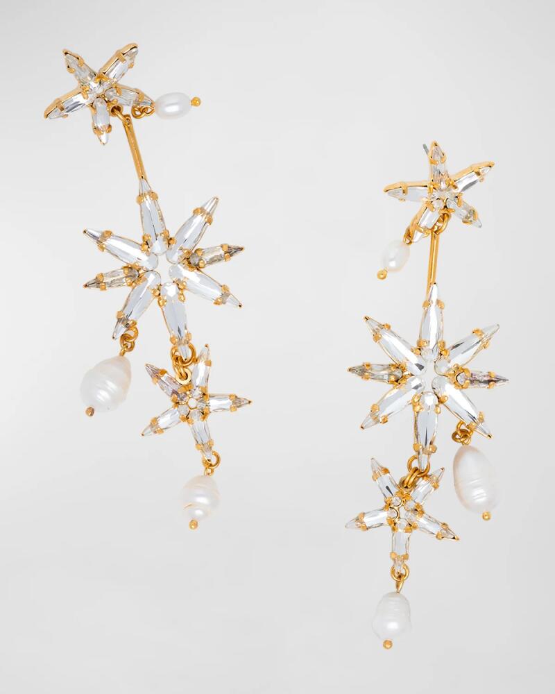 Elizabeth Cole Talitha Crystal and Pearl Earrings Cover