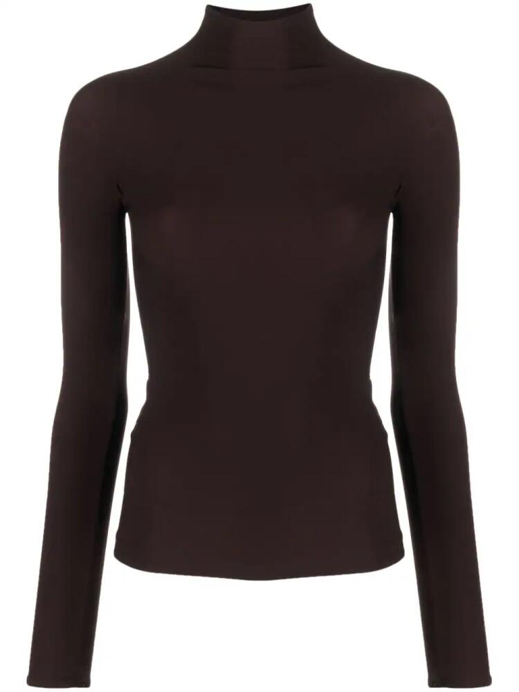 Sunnei stretch long-sleeve T-shirt - Brown Cover