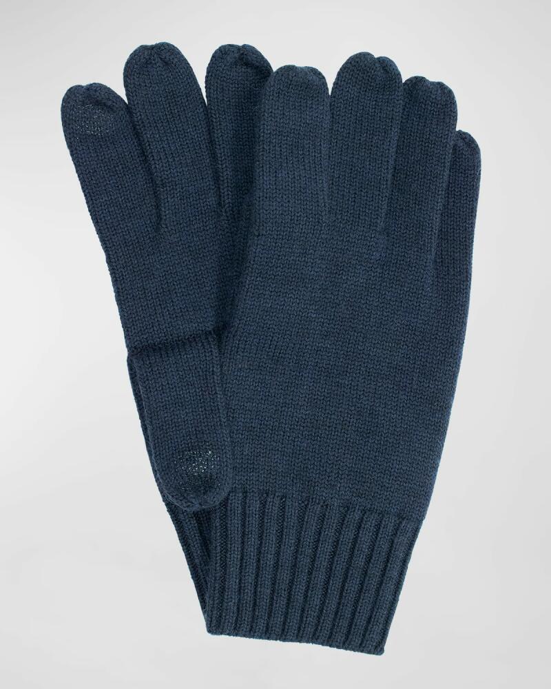 Bergdorf Goodman Men's Wool Touchscreen Gloves Cover