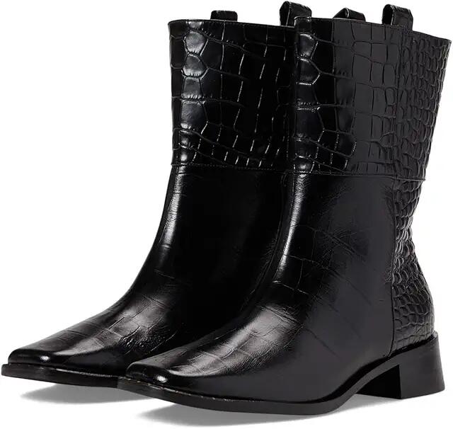 FREDA SALVADOR Soren (Black Oversized Croc) Women's Boots Cover