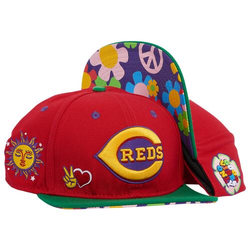 Pro Standard Reds Peace & Love Snapback Hat - Adult Red Cover