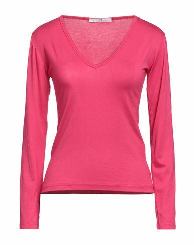 Massimo Rebecchi Woman T-shirt Fuchsia Viscose, Elastane Cover