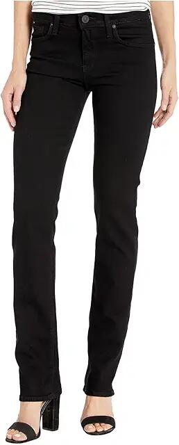 Hudson Jeans Nico Mid-Rise Straight in Black (Black) Women's Jeans Cover