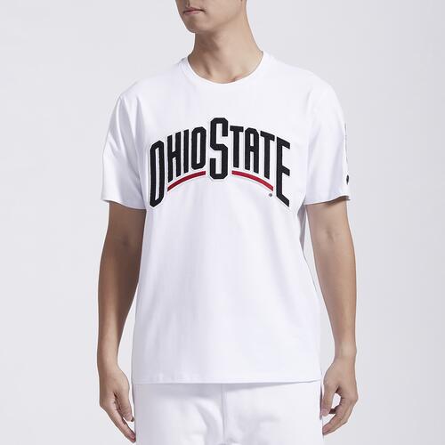 Pro Standard Ohio State Classic T-Shirt - Mens White/Red Cover