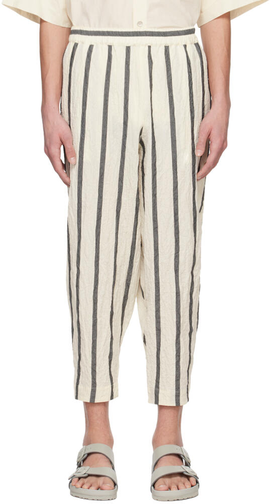 Toogood Beige & Black 'The Acrobat' Trousers Cover