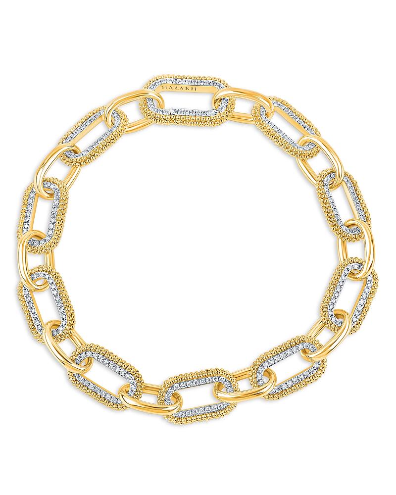 Harakh Diamond Link Bracelet in 18K Yellow Gold, 2.3 ct. t. w. Cover