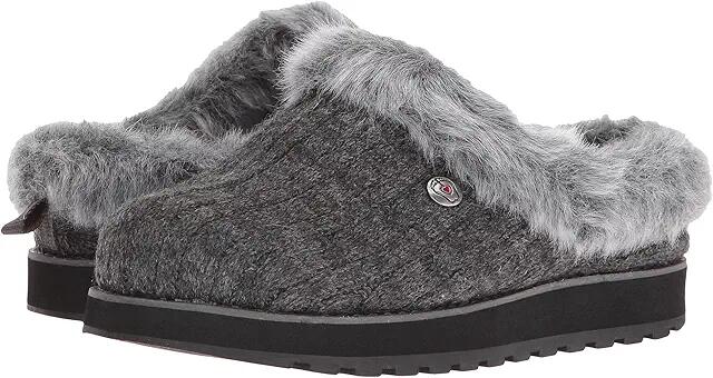 BOBS from SKECHERS Keepsakes - Ice Angel (Charcoal) Women's Slip on Shoes Cover