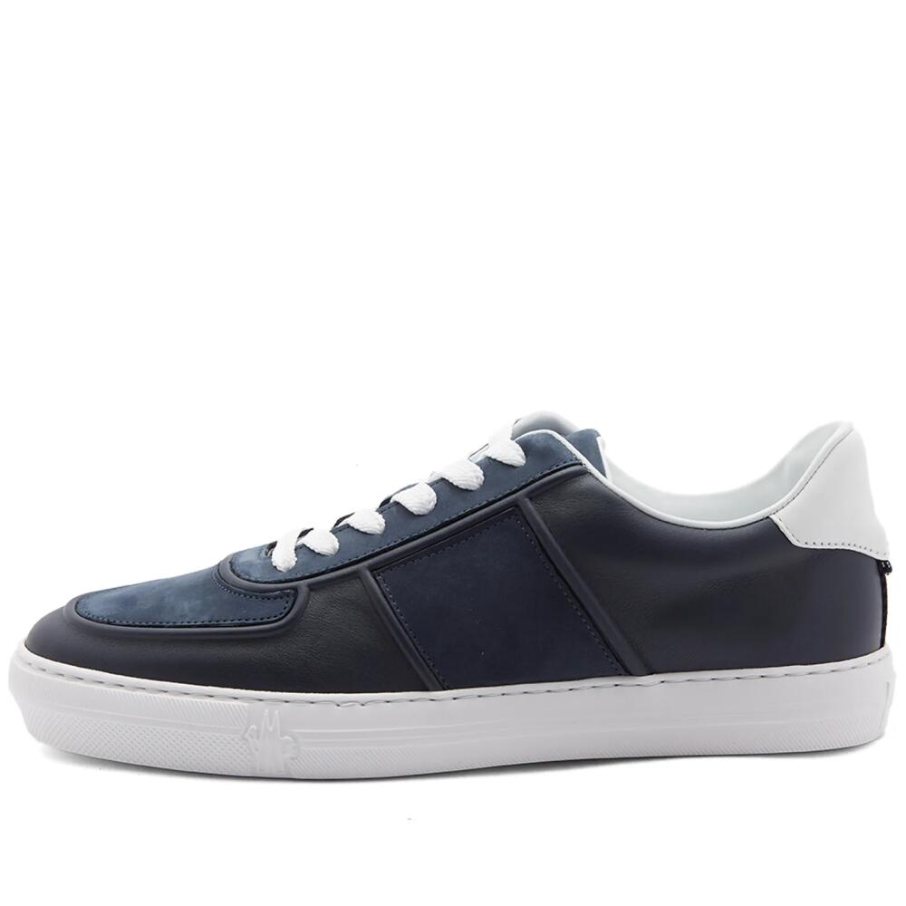 Moncler Men's Neue York Low Top Basketball Sneakers in Navy Cover