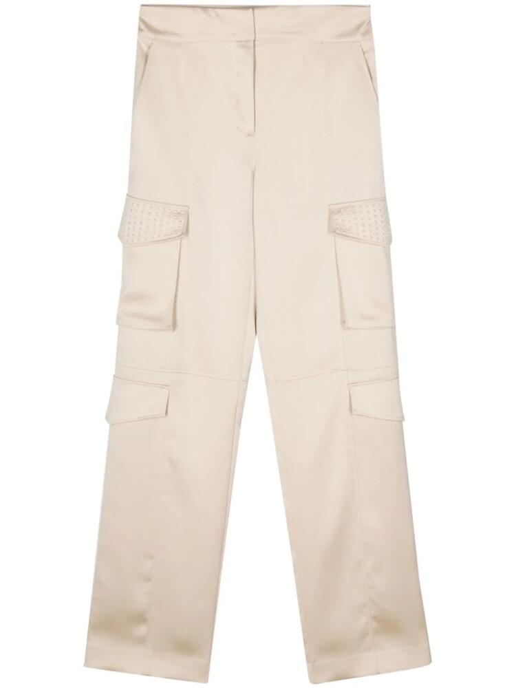 Genny satin cargo pants - Neutrals Cover