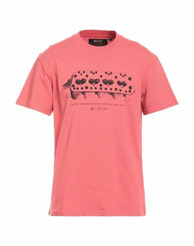 Deus Ex Machina Man T-shirt Coral Cotton Cover