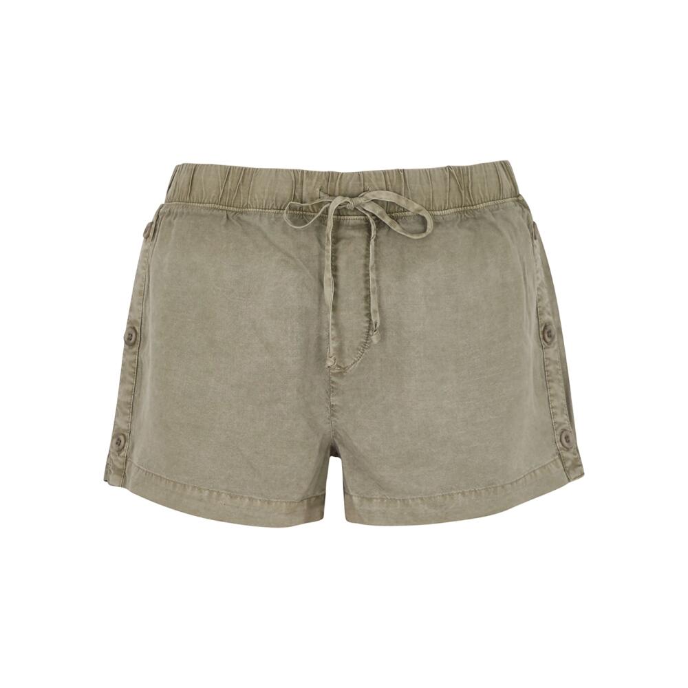 Bella Dahl Sage Tencel Shorts, Shorts, Khaki Cover