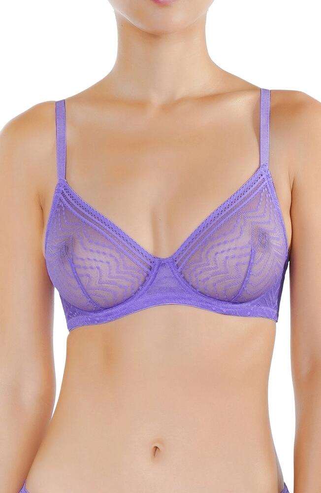 Huit Eclantante Lace Underwire Bra in Purple Cover