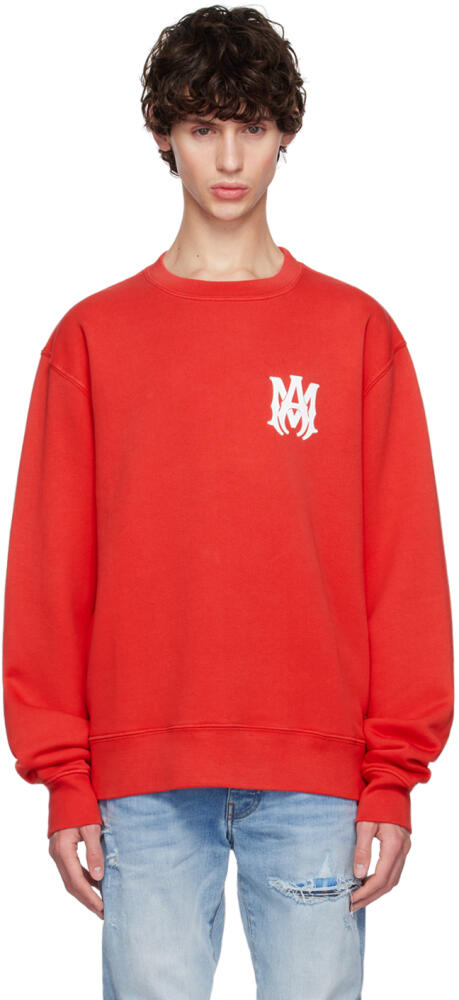 AMIRI Red MA Core Logo Sweatshirt Cover