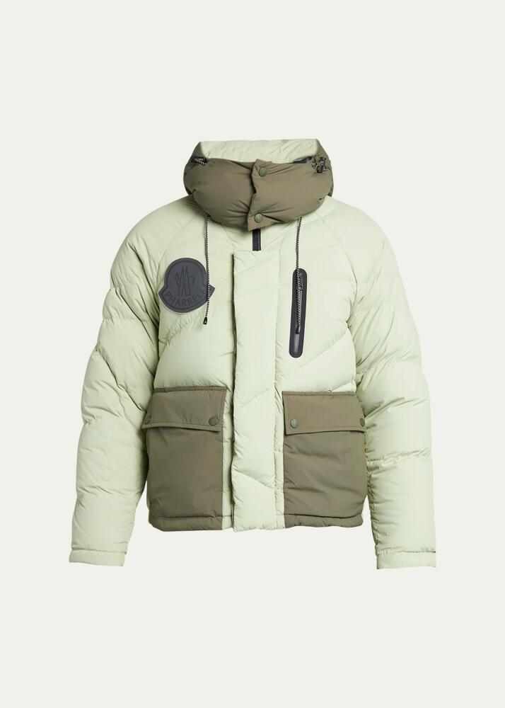 Moncler Genius Moncler x Pharrell Williams Men's Nylon Chestnut Puffer Coat Cover