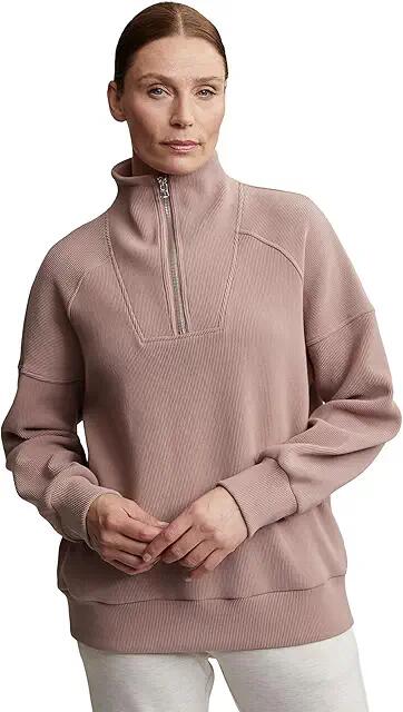 Varley Rhea 1/2 Zip Sweat (Antler) Women's Clothing Cover