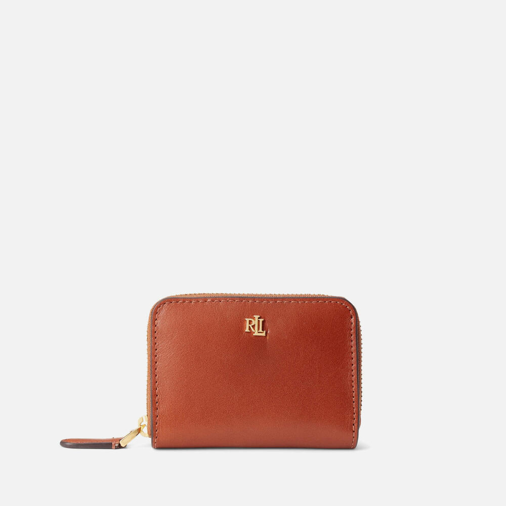 Lauren Ralph Lauren Small Leather Zip Wallet Cover