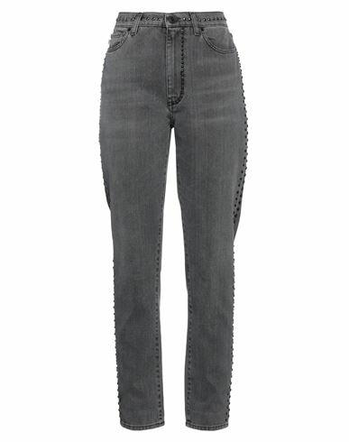 2w2m Woman Jeans Black Cotton, Polyester Cover