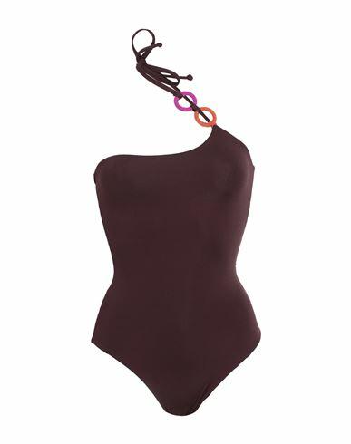 S And S Woman One-piece swimsuit Burgundy Polyamide, Elastane Cover