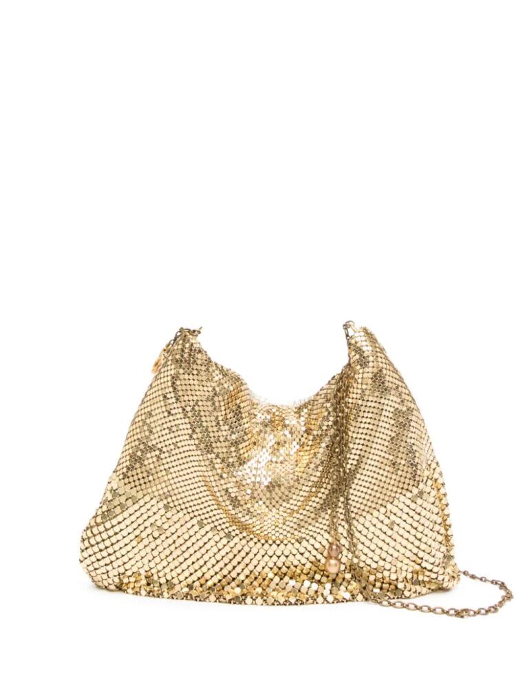 Madison.Maison Ana Disco mesh crossbody bag - Gold Cover