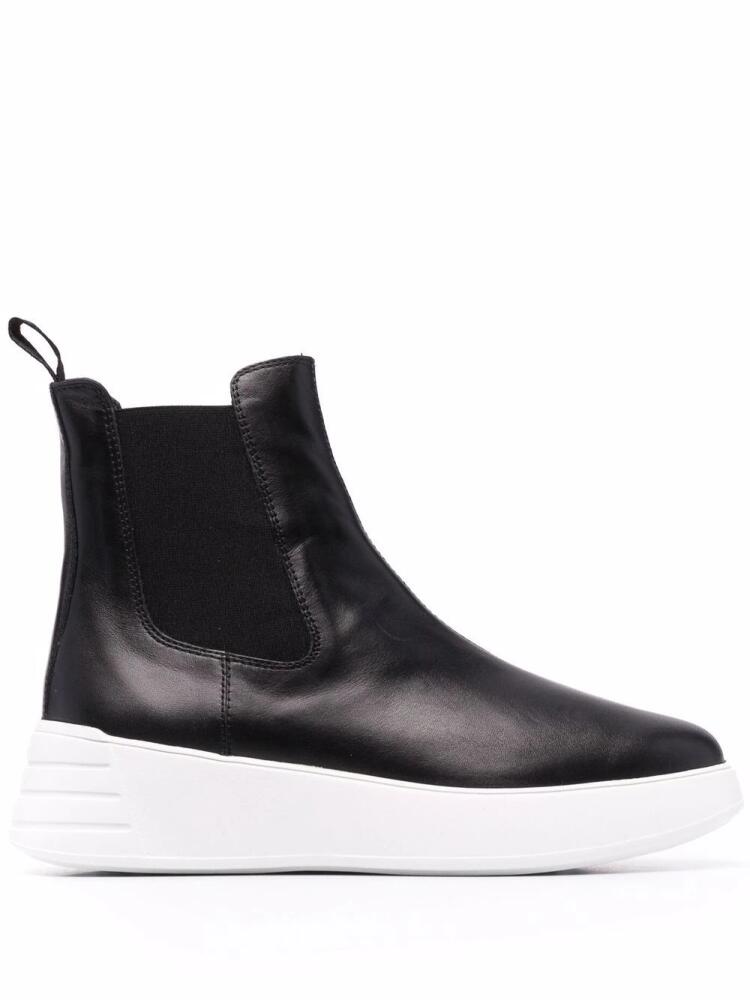 Hogan Rebel leather Chelsea boots - Black Cover